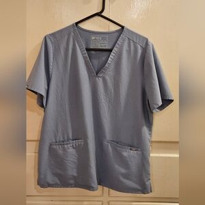FIGS Casma Scrub Top XL Grayish Blue